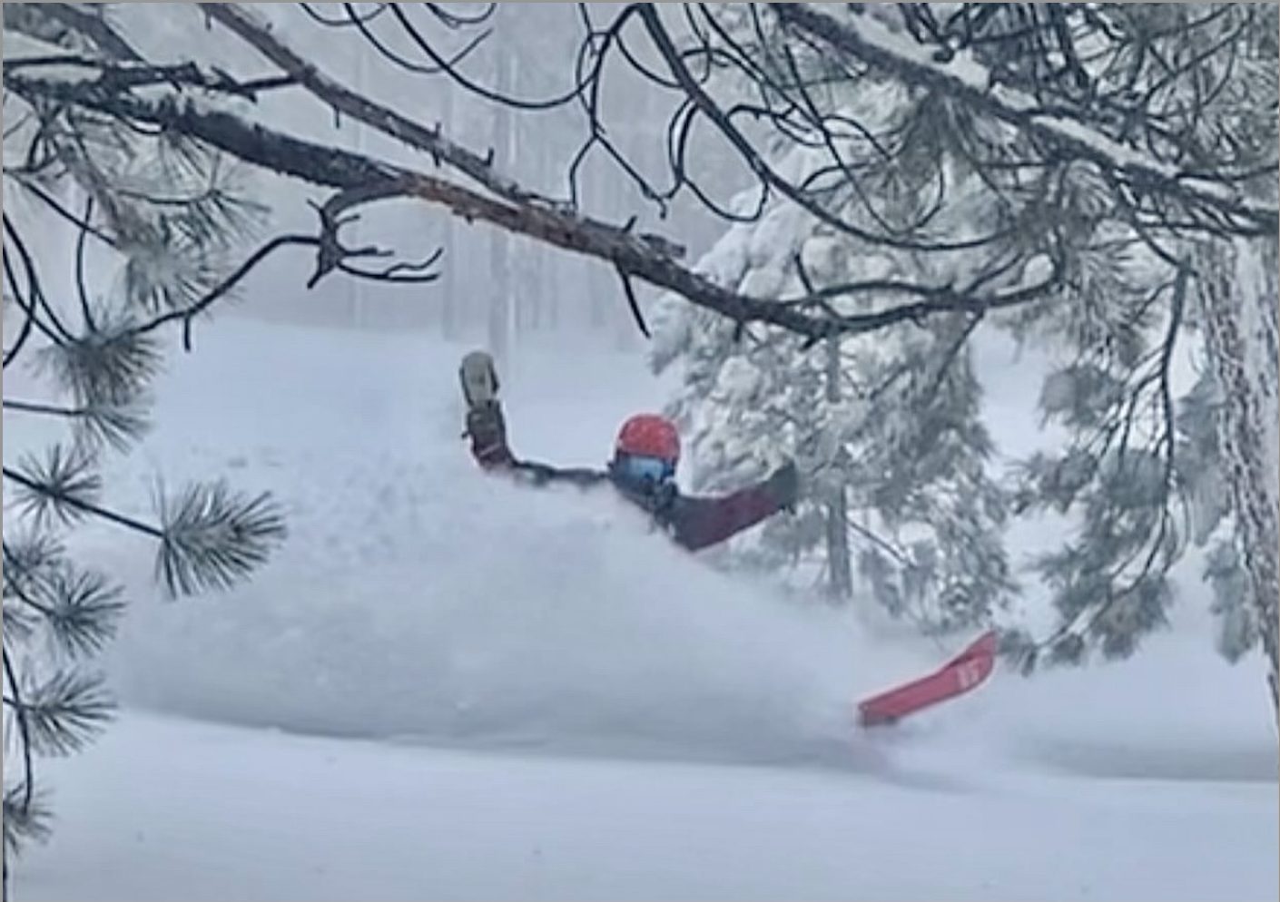 Skiing without poles
